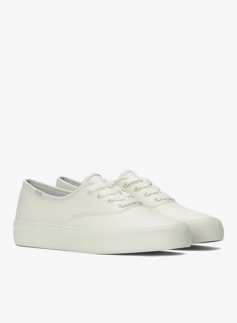 Keds Keds Women's Champion GN Lace Up Leather  Casual Sneaker White
